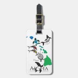 ハワイの島 ラゲッジタグ