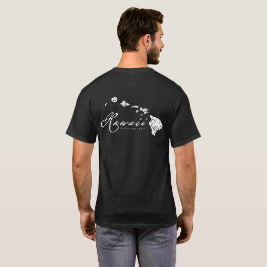 ハワイの島 Tシャツ (裏面フル)