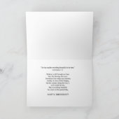 ハワイの川が付いている娘のバースデー・カード カード (内部)