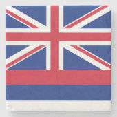 ハワイの州の旗 ストーンコースター (正面)