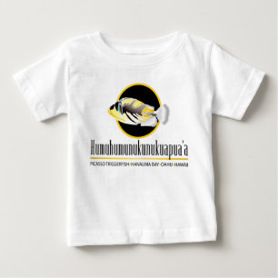 ハワイの州の魚- Humuhumunukunukuapua'a ベビーTシャツ
