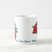 ハワイの州花、ハイビスカスのマグ コーヒーマグカップ (中央)