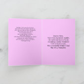 ハワイの幸せな母の日のコチョウランの蘭 カード (内部)