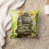 ハワイの庭の装飾用クッションの仏 クッション (ブランケット)