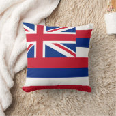 ハワイの旗の枕 クッション (ブランケット)