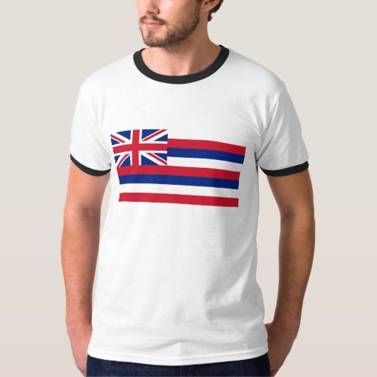 ハワイの旗インターナショナル Tシャツ (正面)