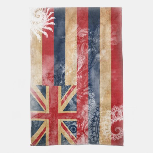 ハワイの旗 キッチンタオル (縦)