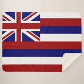 ハワイの旗 シェルパブランケット (正面(横))
