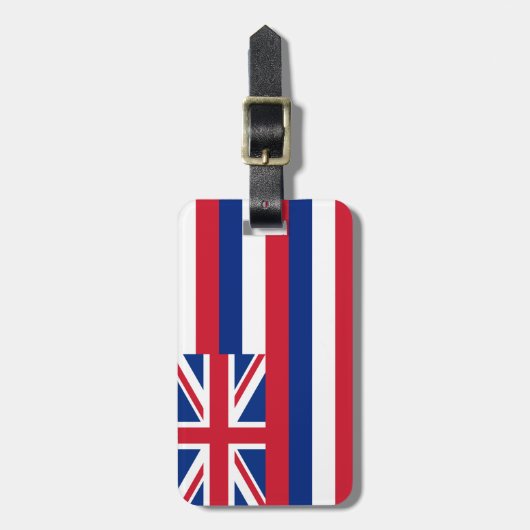 ハワイの旗 ラゲッジタグ (正面縦)