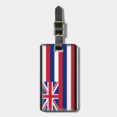 ハワイの旗 ラゲッジタグ (正面縦)
