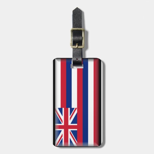 ハワイの旗 ラゲッジタグ (正面縦)