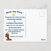 ハワイの日付を保存 ポストカード (裏面)