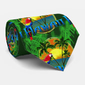 ハワイの日没 ネクタイ (ロール)