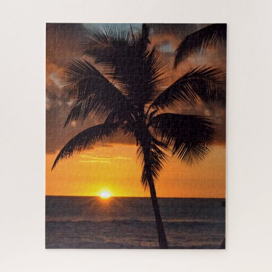 ハワイの日没- 16x20 - 520 PC ジグソーパズル (縦)