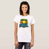 ハワイの日没 Tシャツ (正面フル)