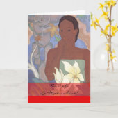 ハワイの母の日カード カード (黄色い花)