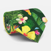 ハワイの水彩画のタイ ネクタイ (ロール)