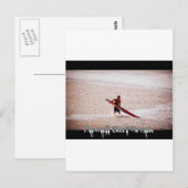 ハワイの波の壊れ目はサーフします ポストカード (正面/裏面)