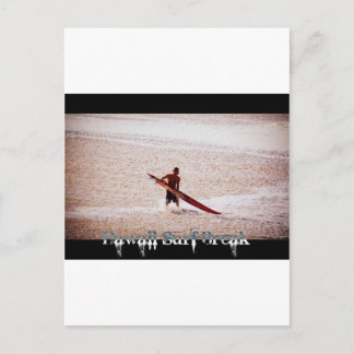 ハワイの波の壊れ目はサーフします ポストカード