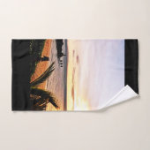 ハワイの浴室タオルセット バスタオルセット (ハンドタオル)