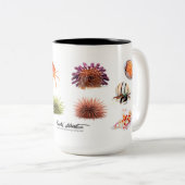 ハワイの海の創造物IIの特集号 ツートーンマグカップ (正面右)