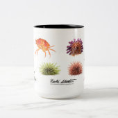 ハワイの海の創造物IIの特集号 ツートーンマグカップ (中央)