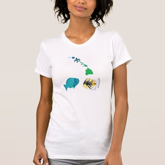 ハワイの海洋生物 Tシャツ (正面)