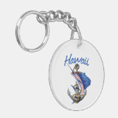 ハワイの深海の魚釣り キーホルダー (正面左)