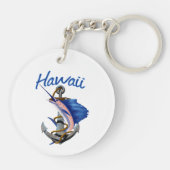 ハワイの深海の魚釣り キーホルダー (裏面)