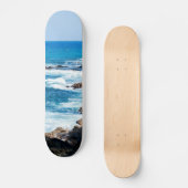 ハワイの溶岩の海の海岸ラインハワイの波 スケートボード (正面)