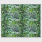 ハワイの滝の包装紙 ラッピングペーパー (フラット)