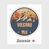 ハワイの火山 シール (シート)