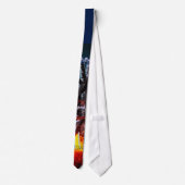 ハワイの火山 ネクタイ (裏面)