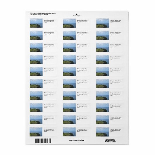 ハワイの灯台 ラベル (フルシート)