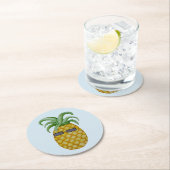 ハワイの熱帯クールなパイナップルコースター ラウンドペーパーコースター (インサイチュ)