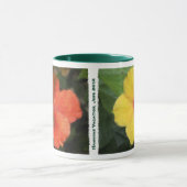 ハワイの熱帯ハイビスカスのマグ マグカップ (中央)