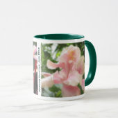 ハワイの熱帯プルメリア及びハイビスカスのマグ マグカップ (正面右)