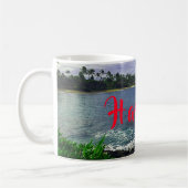 ハワイの熱帯地方 コーヒーマグカップ (左)