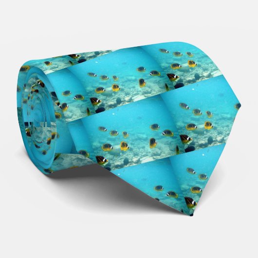 ハワイの熱帯魚 ネクタイ (ロール)