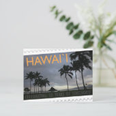 ハワイの独立国家第50記念日の郵便はがきの島 ポストカード (スタンド正面)