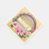 ハワイの独身最後の女友達パーティー　私はマウイにされる スタンダードランチョンナプキン (角)