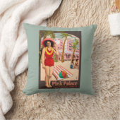 ハワイの王室のなハワイのホテル クッション (ブランケット)