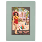 ハワイの王室のなハワイのホテル クリップボード (裏面)