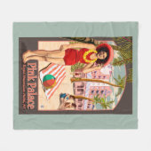 ハワイの王室のなハワイのホテル フリースブランケット (正面(横))