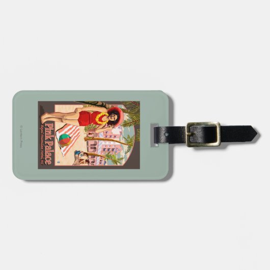 ハワイの王室のなハワイのホテル ラゲッジタグ (正面横)