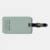 ハワイの王室のなハワイのホテル ラゲッジタグ (裏面横)