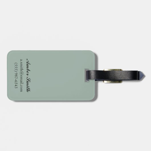 ハワイの王室のなハワイのホテル ラゲッジタグ (裏面横)