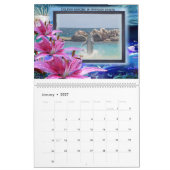 ハワイの生活 カレンダー (1月 2027)