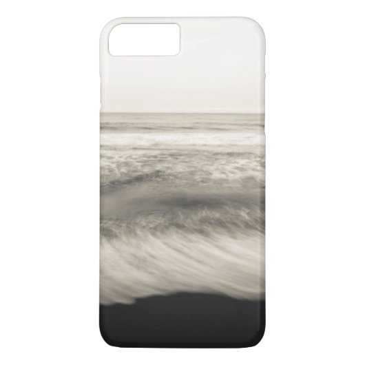 ハワイの白黒の海の景色 Case-Mate iPhoneケース (裏面)