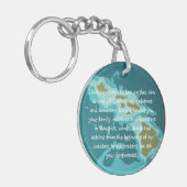 ハワイの祈りの言葉 キーホルダー (正面左)